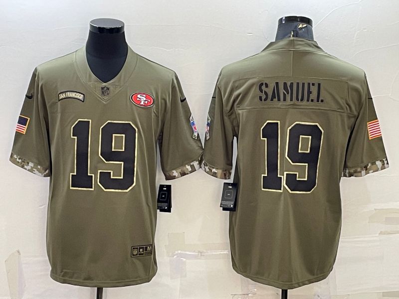 Men San Francisco 49ers #19 Samuel Green 2022 Vapor Untouchable Limited Nike NFL Jersey->women nfl jersey->Women Jersey